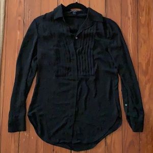 JCrew Black Tuxedo Shirt